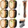 ptyism 8 Stk Staubsauger Filter Philips(6 vacuum Cleaner Filter,1 Philips Speedpro Max Bürste u 1 Reinigungsbürste) Phillips Staubsauger Filter für Fc6812、fc68148、fc6822、fc6823、fc6908、fc6827 usw