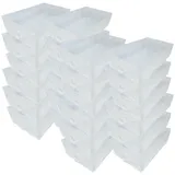 DYNASUN 30x PP368TG Schuhbox Schuhkasten Lagerkasten Box Schuhschachtel für Aufbewahrung Schuhe Faltbare Halter für Damen und Herren
