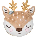 Atmosphera Créateur d'intérieur Reh Kinderkissen 31 x 38 cm Kastanienbraun