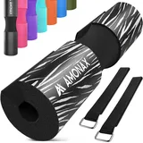 Amonax langhantel polster, extra dicke nackenpolster langhantel- Barbell Pad nackenschutz für hip thrust und squat, und andere Übungen, Fitness, Krafttraining für Männer und Frauen (Schwarz)