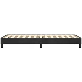 vidaXL Boxspringbettgestell Schwarz 100x200 cm Samt