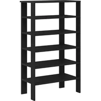 VidaXL Schuhregal Schwarz 61x32x105 cm Holzwerkstoff
