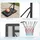 sportnow 2-in-1 Basketballständer Schwarz 230-305 cm