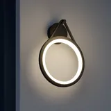 LUCANDE LED-Außenwandleuchte Mirco, ringförmig, IP65