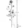 DanDiBo Ambiente Rankhilfe mit Blumen Rankgitter 110 x 6,5 cm Gold