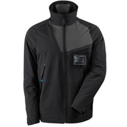 Mascot Jacke, Stretchstoff, geringes Gewicht Arbeitsjacke Größe L, schwarz/dunkelanthrazit