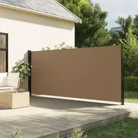 Keyroto Seitenmarkise Ausziehbar Taupe 170x300 cm, Seitenmarkis, Balkon Seitenmarkise, Windschutz Terrasse, Seitenmarkise Balkon, Seitenmarkiese