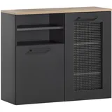 Schildmeyer Unterschrank Malte 80,4 x 70 x 32 cm Schwarz