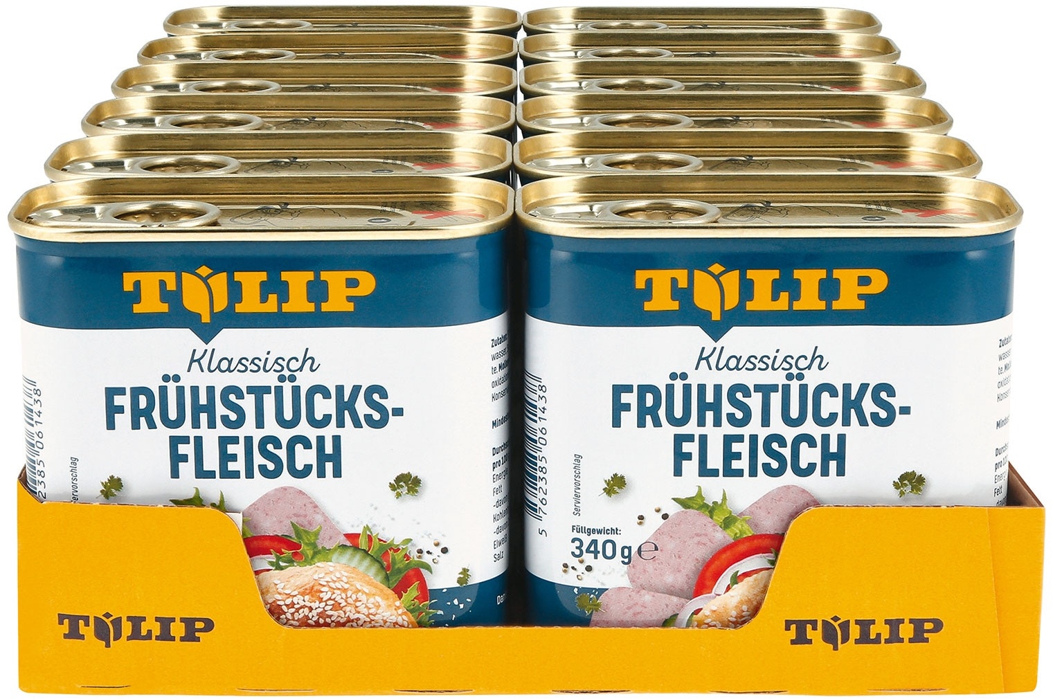 Tulip Frühstücksfleisch 340 g, 12er Pack