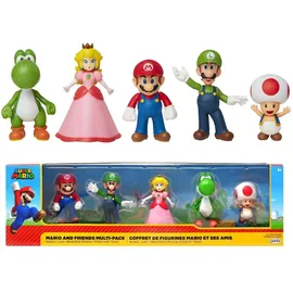 Nintendo PACK 5 FIGURINES Mario Friends 5