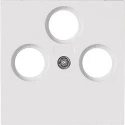 Kopp 373629181 ATHENIS - Antennen-Abdeckung TV/RF/SAT, Farbe: reinweiß