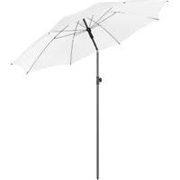 Fare Sonnenschirm 8205 L, rund, Ø 200cm, weiß, neigbar,