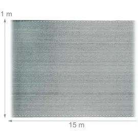 Relaxdays Zaunblende 1 x 15 m grün