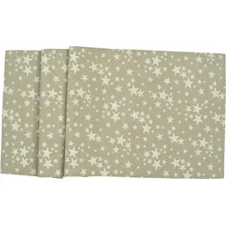 Tischläufer Stelle d'Oro - 50x140cm, taupe