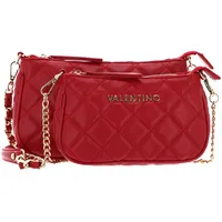 Valentino Ocarina Schultertasche Leder Rot
