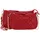Valentino Ocarina Schultertasche Leder Rot