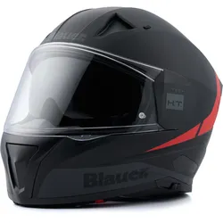 Blauer Naca NF01A Helm, schwarz-rot, Größe 2XL für Männer