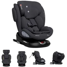 KIKKABOO 40-150 Cm I-felix I-size Kindersitz - Dark Grey - One Size