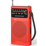 Tragbares Radio, Am(mw)/fm-batterieradio, Transistor-taschenradio Mit Hervorragendem Empfang, Exzellenter Klangqualität, Mini-taschenradio (aa)