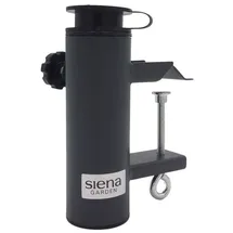 Siena Garden Schirmständer Kunststoff Metall Schwarz
