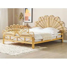 Beliani Florentine 180 x 200 cm Hellbraun