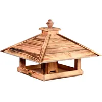 Dobar Vogelhaus quadratisch zum Aufstellen, geflammt