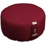 Generisch Außenbezug | Ersatzbezug für Yogakissen - Rundkissen 1-TLG | Kordelzug Ø33 cmx20cm (Winerot)
