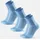 Danish Endurance LONG DISTANCE RUNNING QUARTER SOCKEN 3-Paar Blau 43-47