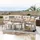 Okwish Garten-Lounge-Sofa-Set Loungesofa beige