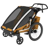 Thule Chariot Sport 2 double Fahrradanhänger natural gold