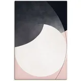 Artland Leinwandbild »Mondlicht«, Gegenstandslos, (1 St.), auf Keilrahmen gespannt, grau