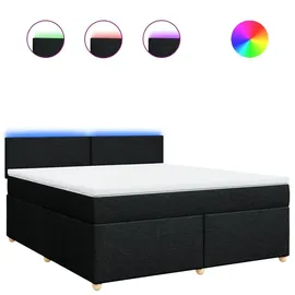 vidaXL Boxspringbett 180 x 200 cm Schwarz