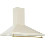 Klarstein Montblanc 90 Dunstabzugshaube 610m3/h 165W 2x1,5W LED Reling Silber