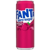 Fanta - Zero Sugar Raspberry - 12 x 0,25L Dosen NL - Himbeere - Zuckerfrei