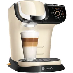 Kaffeekapsel Maschine (Beige, Schwarz) TAS6507 Tassimo My Way 2 