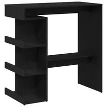 vidaXL Bartisch 100 x 48 x 101,5 cm Schwarz