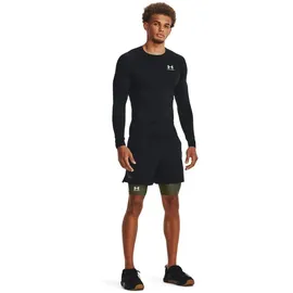 Under Armour HeatGear Armour Funktionsshorts Grün/Weiß XS