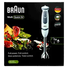 Braun MultiQuick 5 MQ 5235 WH Stabmixer premium weiß/grau