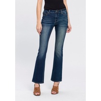 Arizona Bootcut-Jeans »Baby Bootcut«, High Waist, Gr. 18 - K + L Gr, dark-blue-used, , 634039-18 K + L Gr