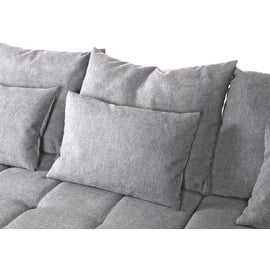 GUTMANN FACTORY Ecksofa Hellgrau, B:300cm H:60cm T:205cm, 95% Polyester 5% Nylon, Sofas