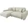 s-style möbel S-STYLE Ecksofa Emma - beige ¦ Maße (cm): B: 234 H: 78
