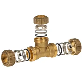 ITAP SpA T-Stück Ø 50 mm Messing goldfarben