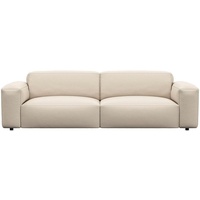 FLEXLUX 3-Sitzer »Lucera Sofa«, modern & anschmiegsam, Kaltschaum, Stahl-Wellenunterfederung weiß