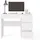 Topeshop Schreibtisch Mijas Weiß