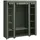 Songmics Kleiderschrank 12 mit Kleiderstange und Ablagen 0 x 0 x 0 cm grün