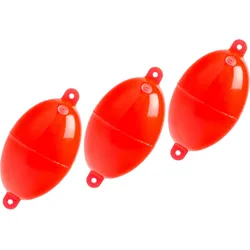 Wasserkugel oval Größe 4 rot 3 Stück EINHEITSFARBE 40g