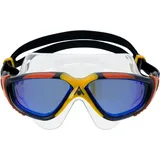 Aqua Sphere VISTA DARK GREY ORANGE LENS TITANIUM MIRR - L