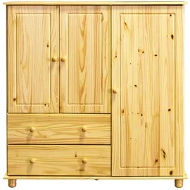 Möbilia Hoch-Kommode 132 x 136 cm Beige