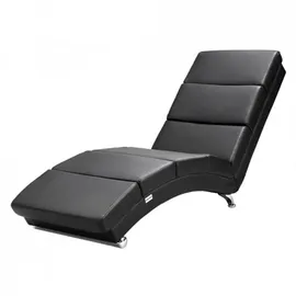 CASARIA Relaxliege London Kunstleder 0 x 0 x 0 cm Schwarz mit Liegeposition