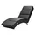 CASARIA Relaxliege London Kunstleder 0 x 0 x 0 cm Schwarz mit Liegeposition